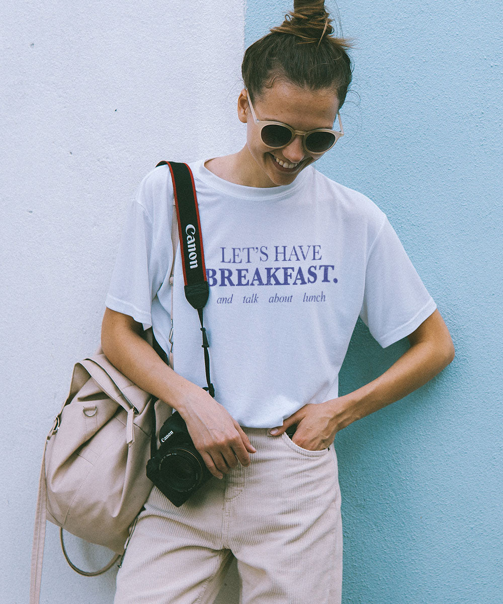 Let's have breakfast graphic tee