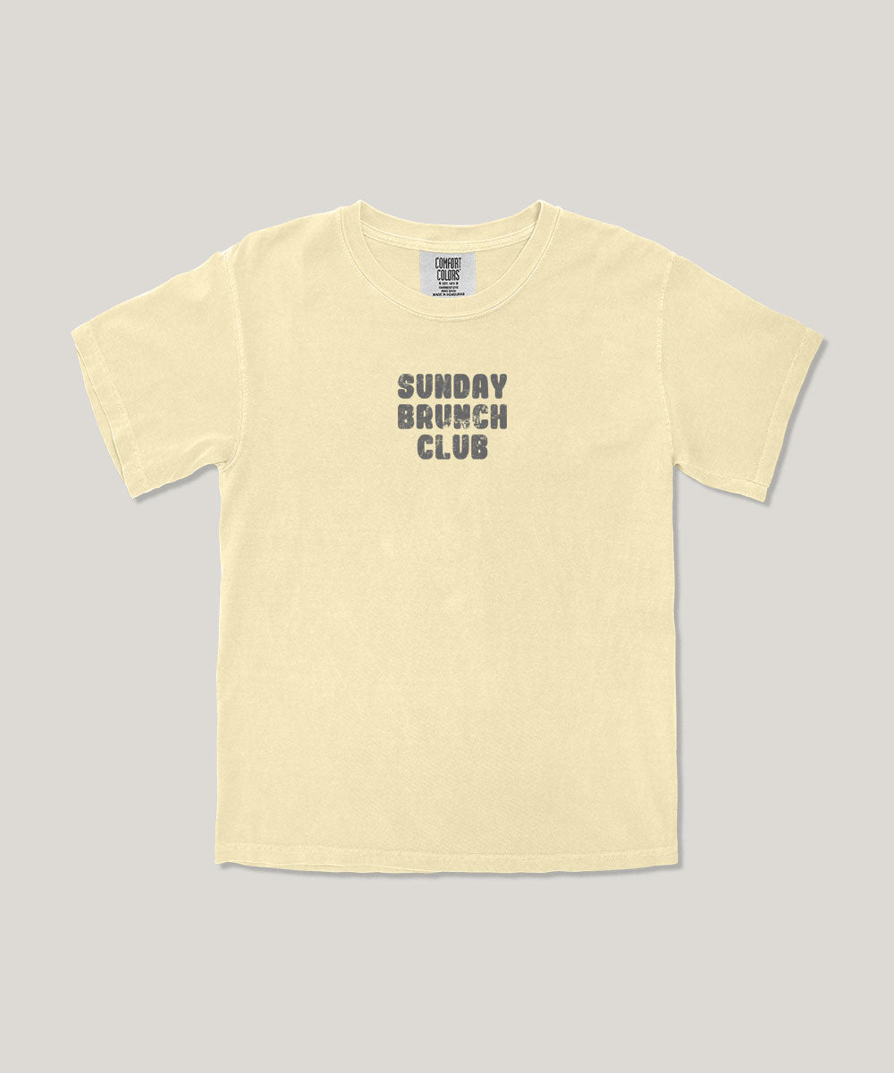 Sunday brunch club kids graphic tee