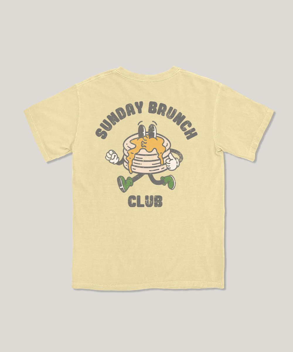 Sunday brunch club kids graphic tee