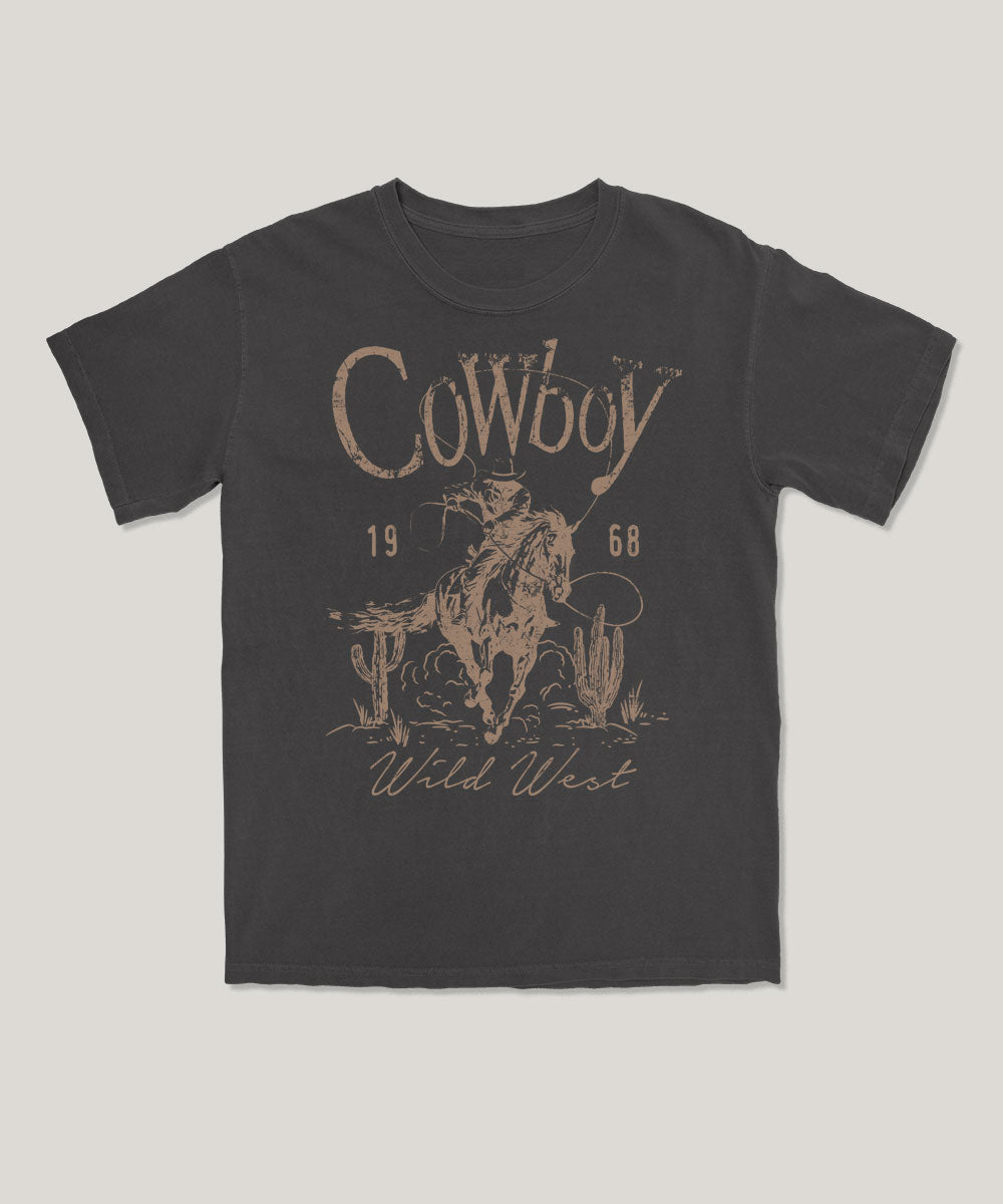 Cowboy wild west graphic tee