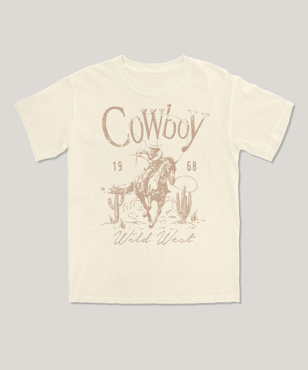 Cowboy wild west graphic tee