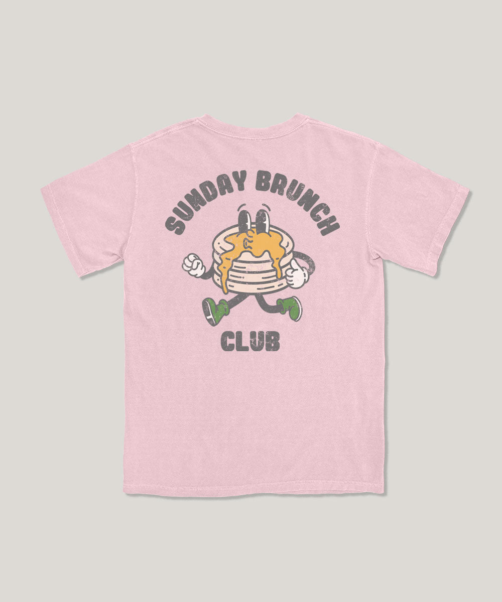 Sunday brunch club kids graphic tee