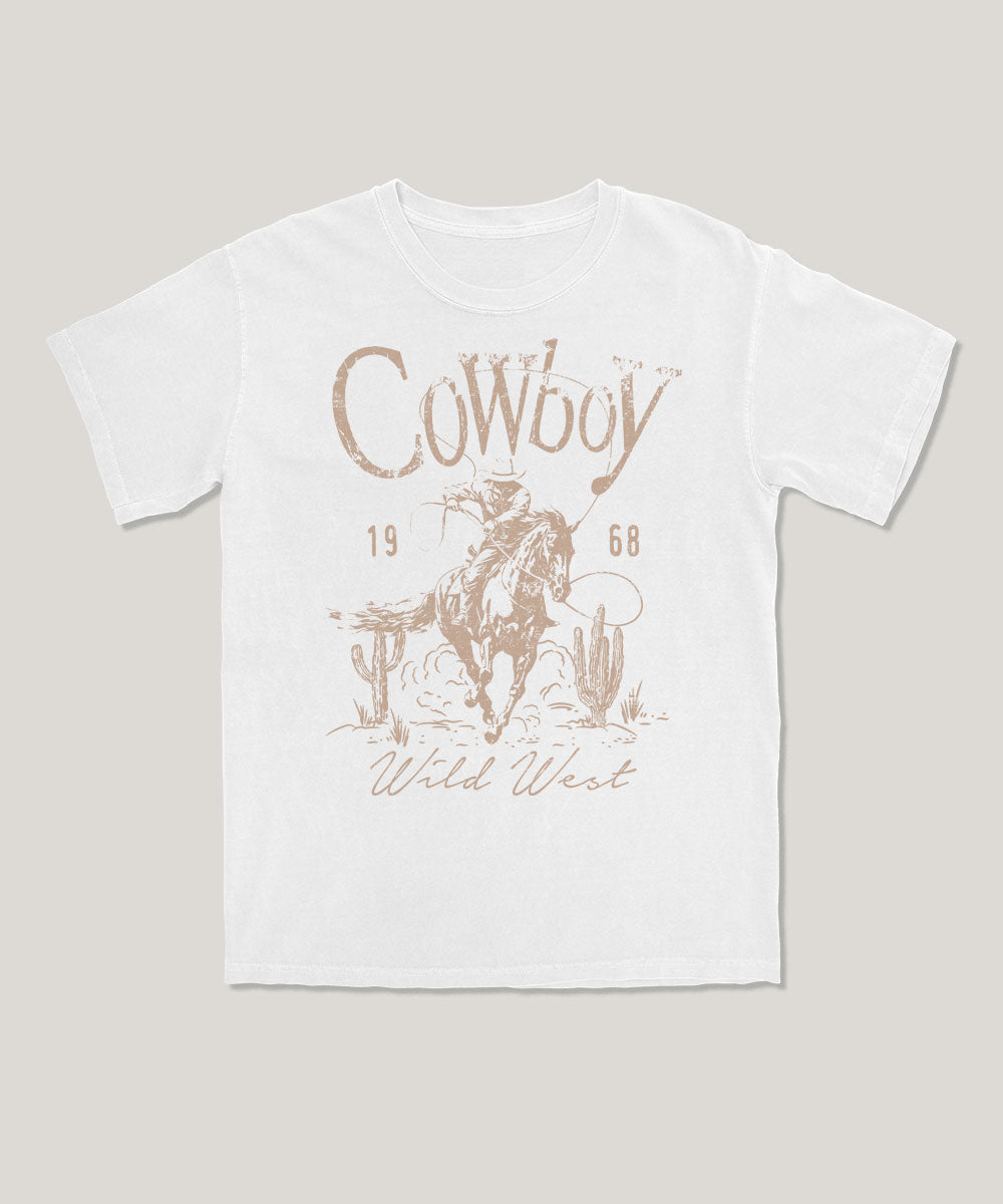 Cowboy wild west graphic tee