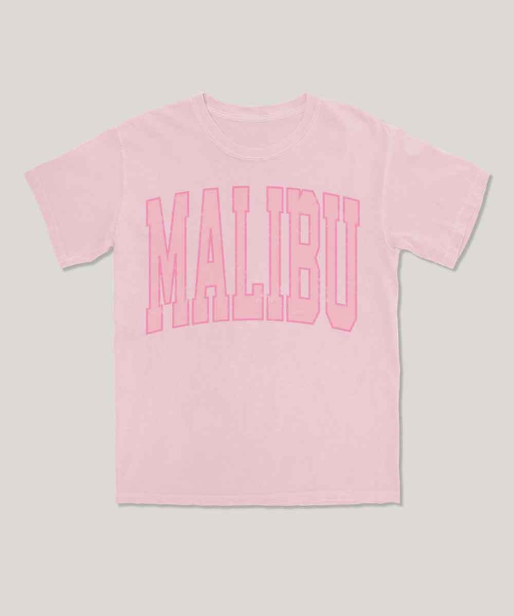 Malibu beachwear graphic tee