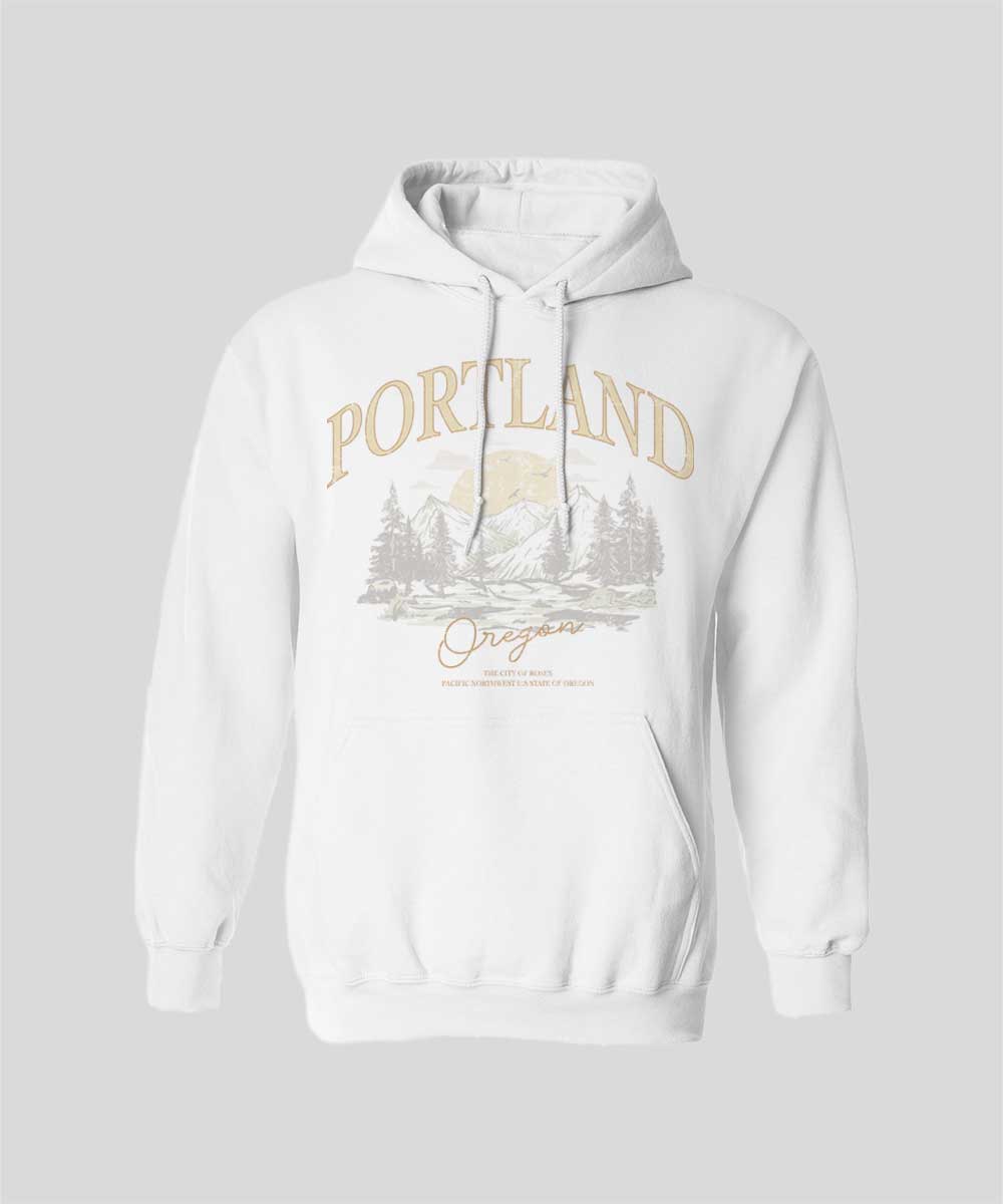 Vintage Portland graphic hoodie