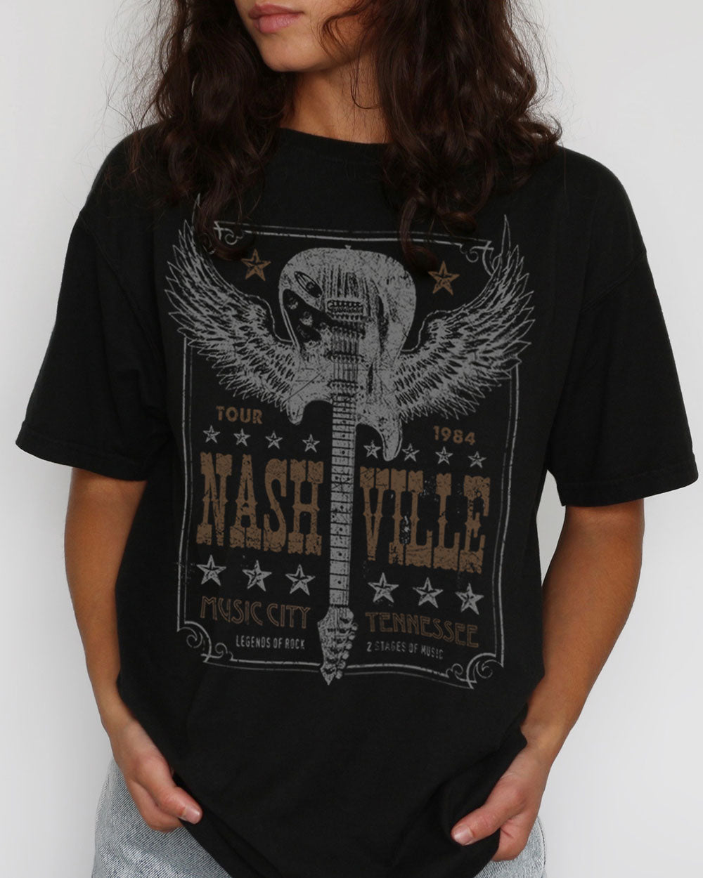 Nashville Music city graphic tee