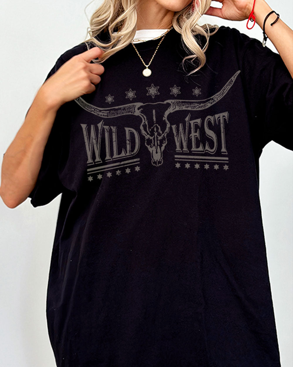 Wild west western graphic tee