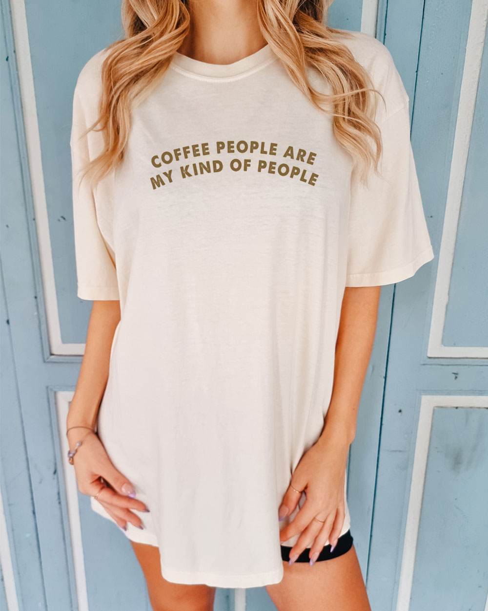 Coffee people graphic tee