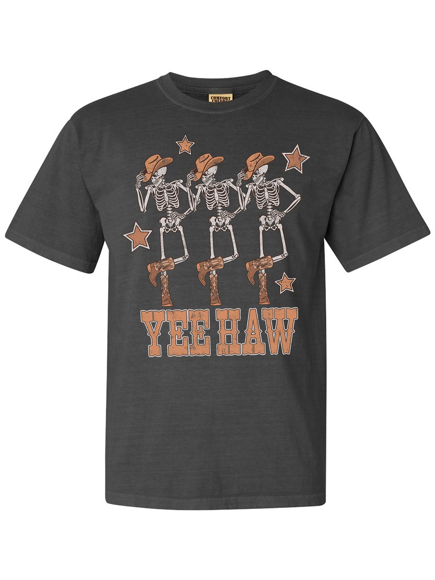 Yee haw skull graphic tee