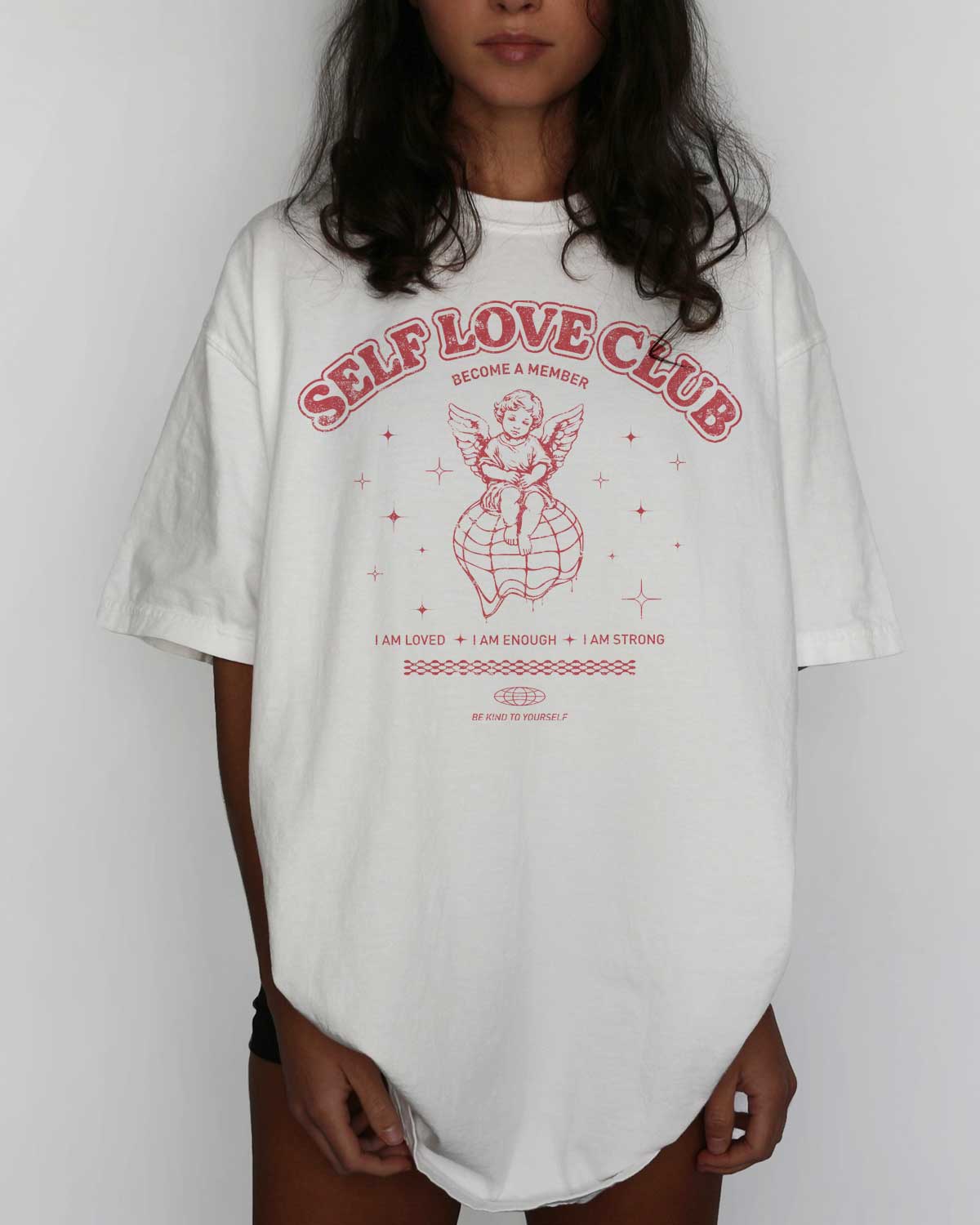 Self love club graphic tee