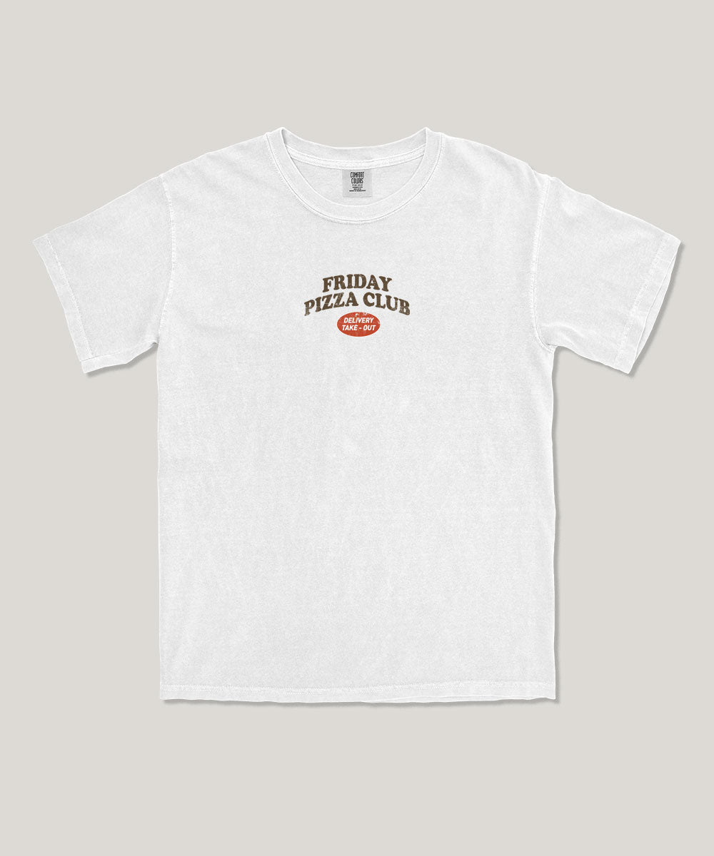 Friday pizza club graphic tee