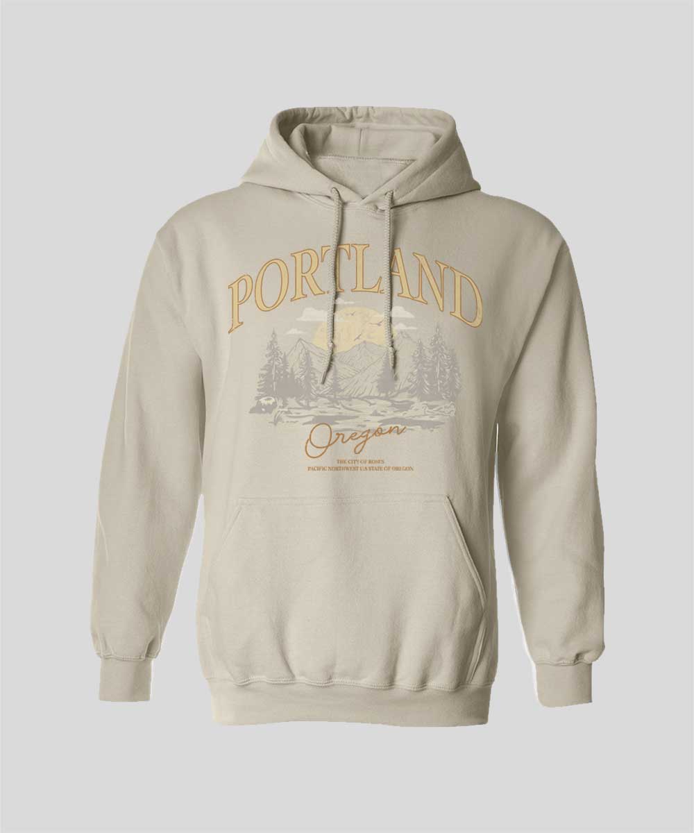 Vintage Portland graphic hoodie