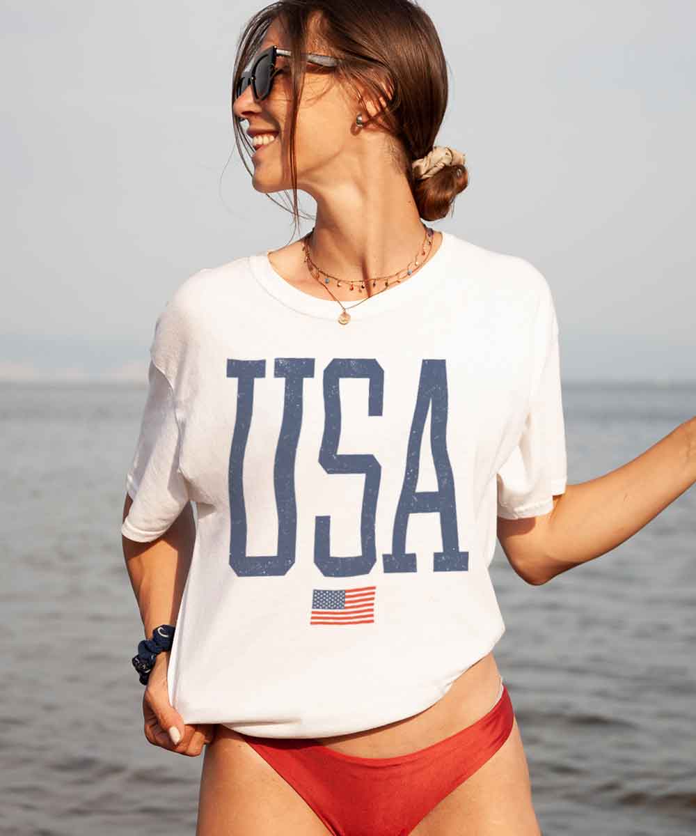 USA Vintage graphic tee