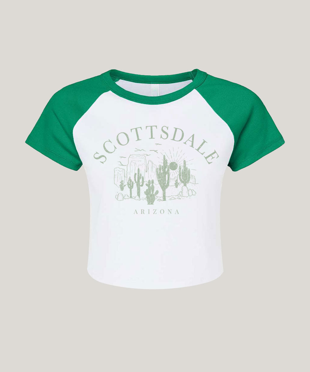 Scottsdale raglan baby tee