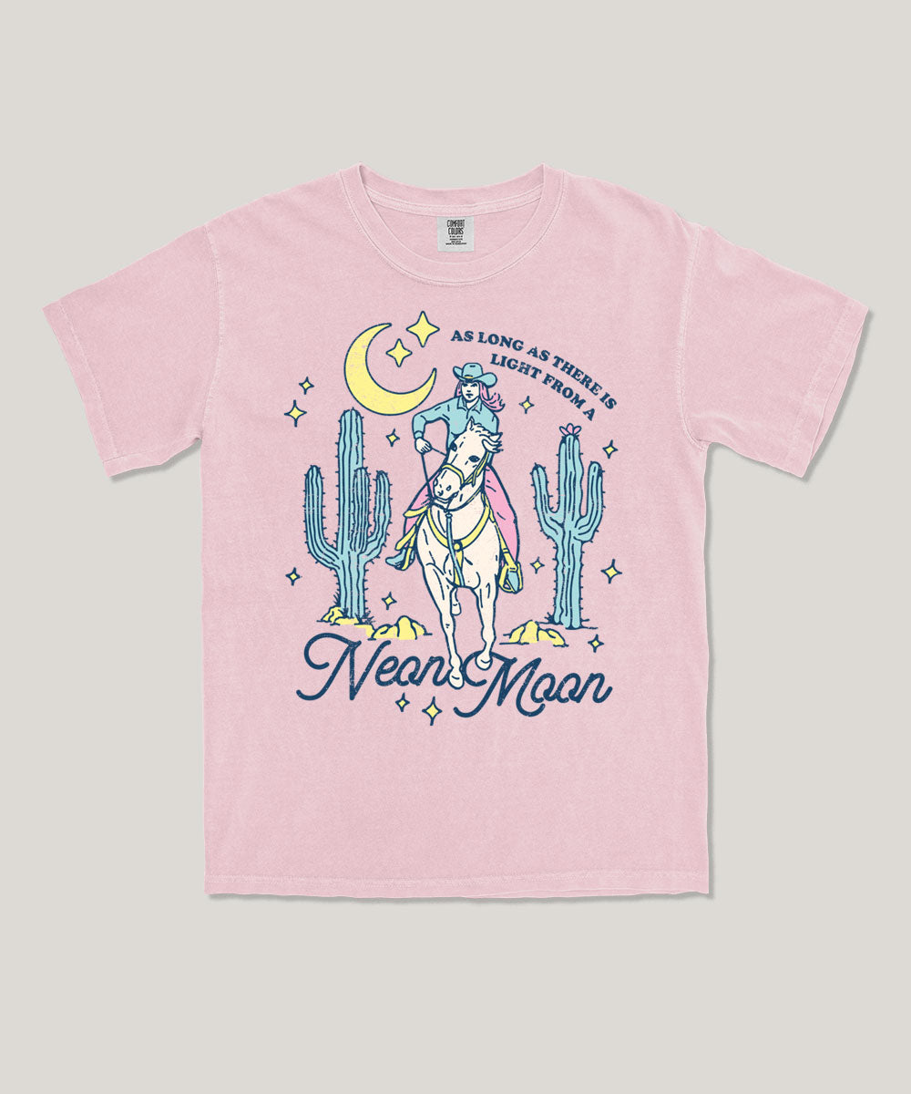 Neon moon graphic tee