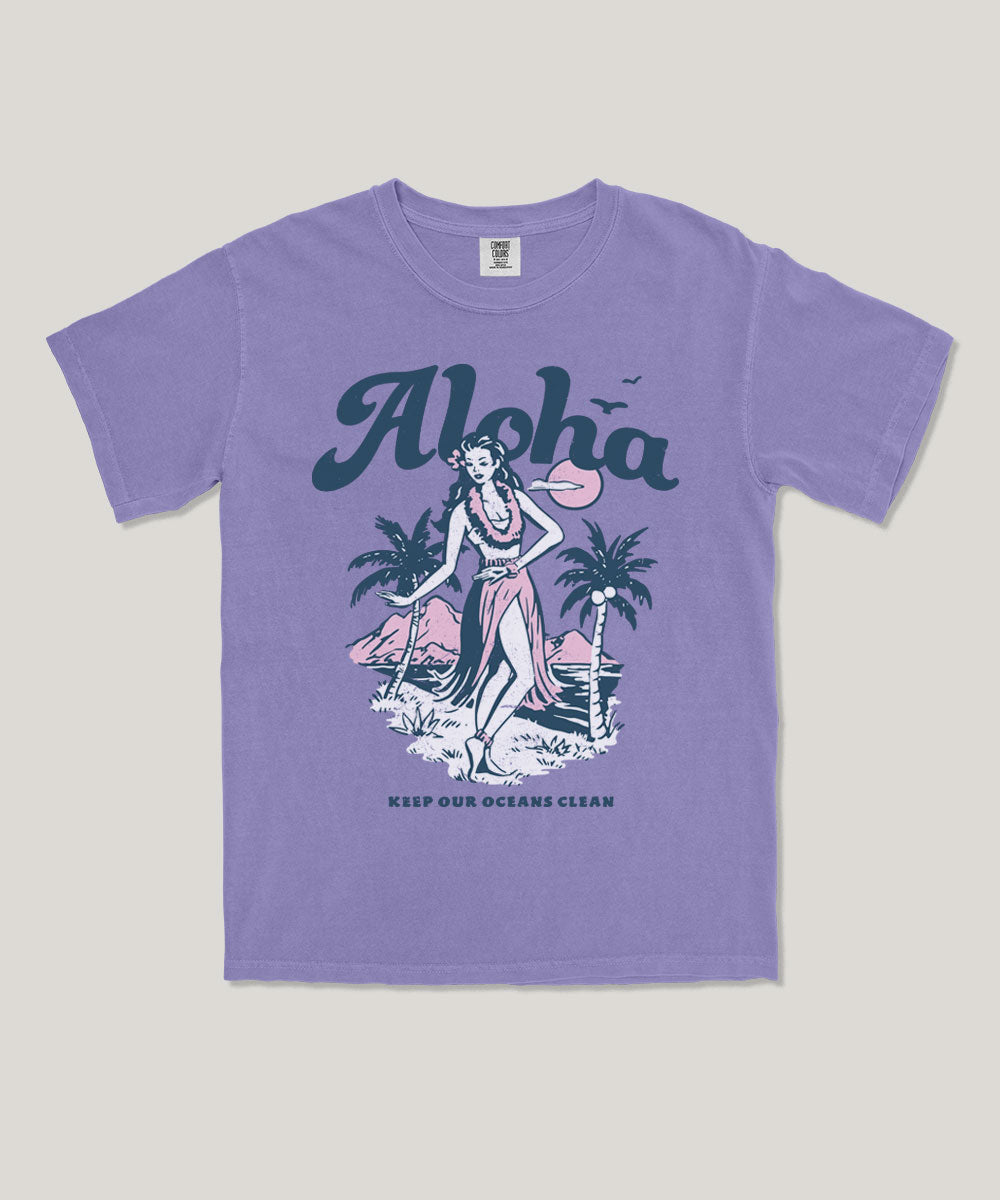 Aloha graphic tee