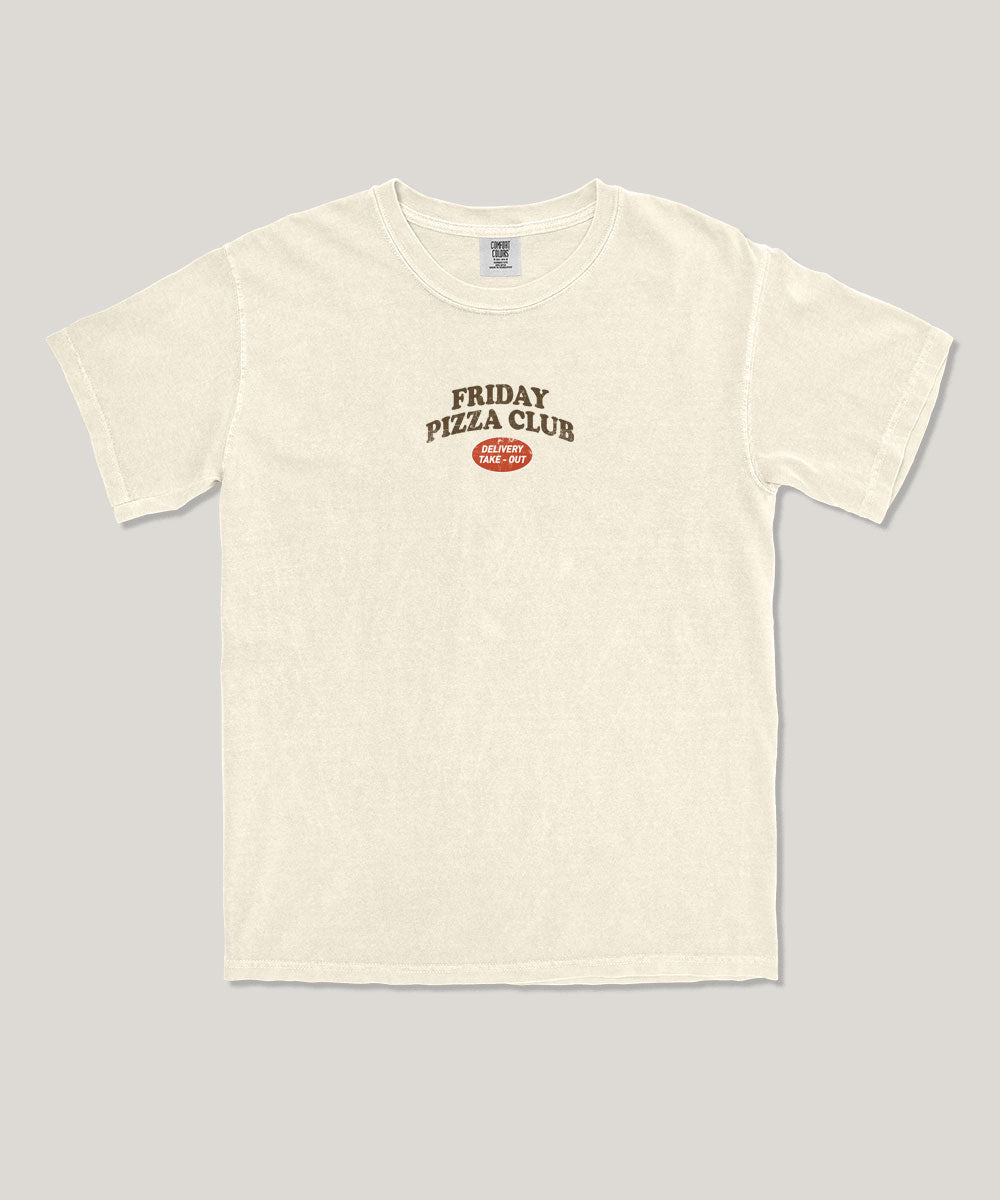 Friday pizza club graphic tee