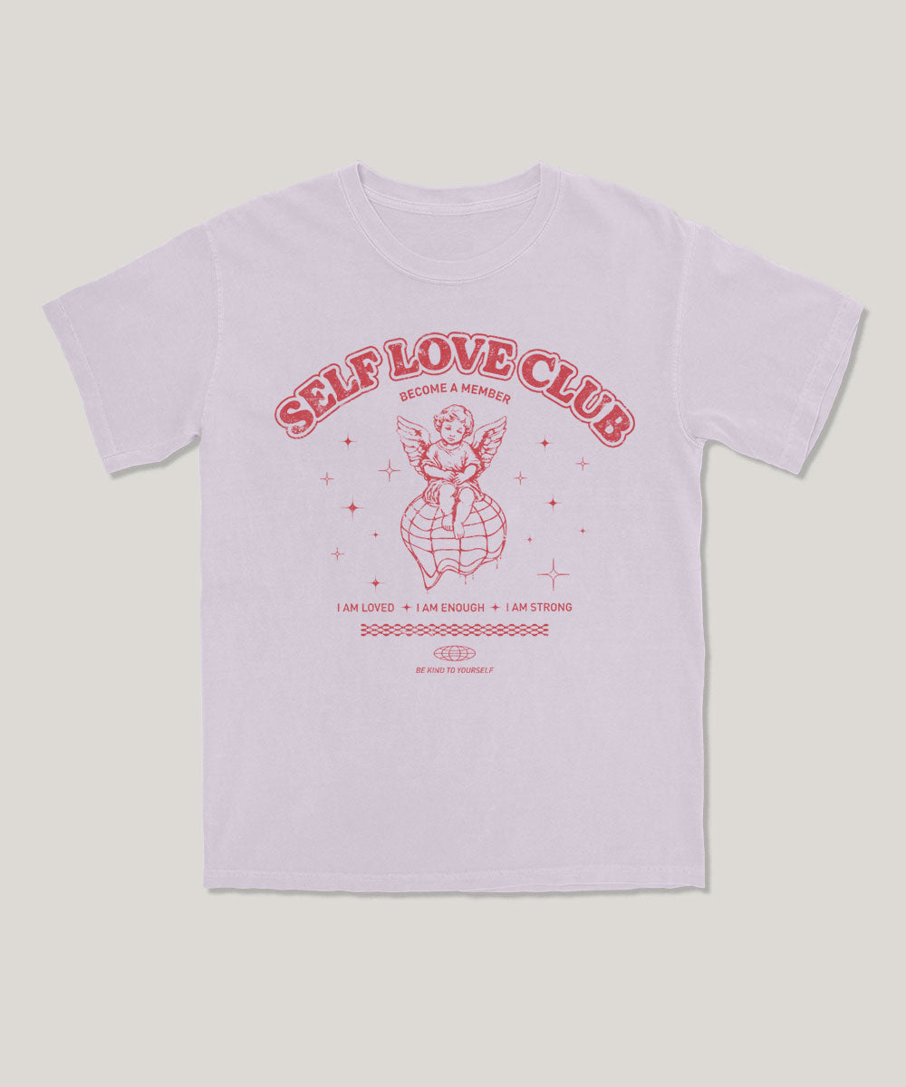 Self love club graphic tee