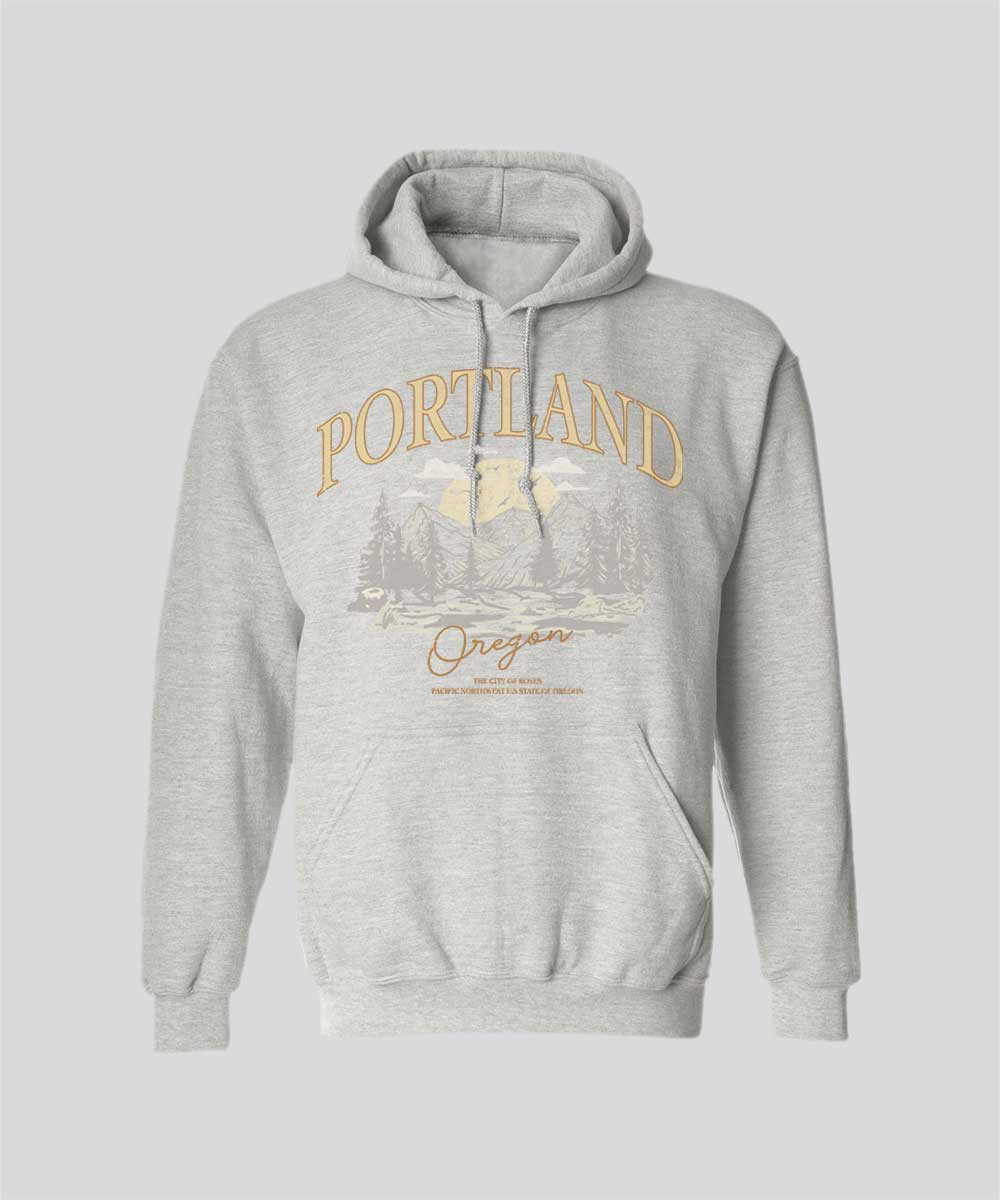 Vintage Portland graphic hoodie