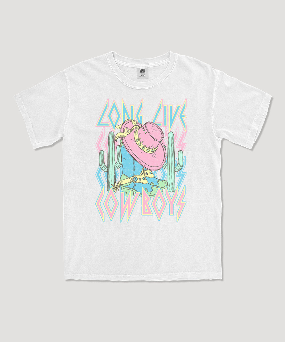 Long live cowboy hat graphic tee