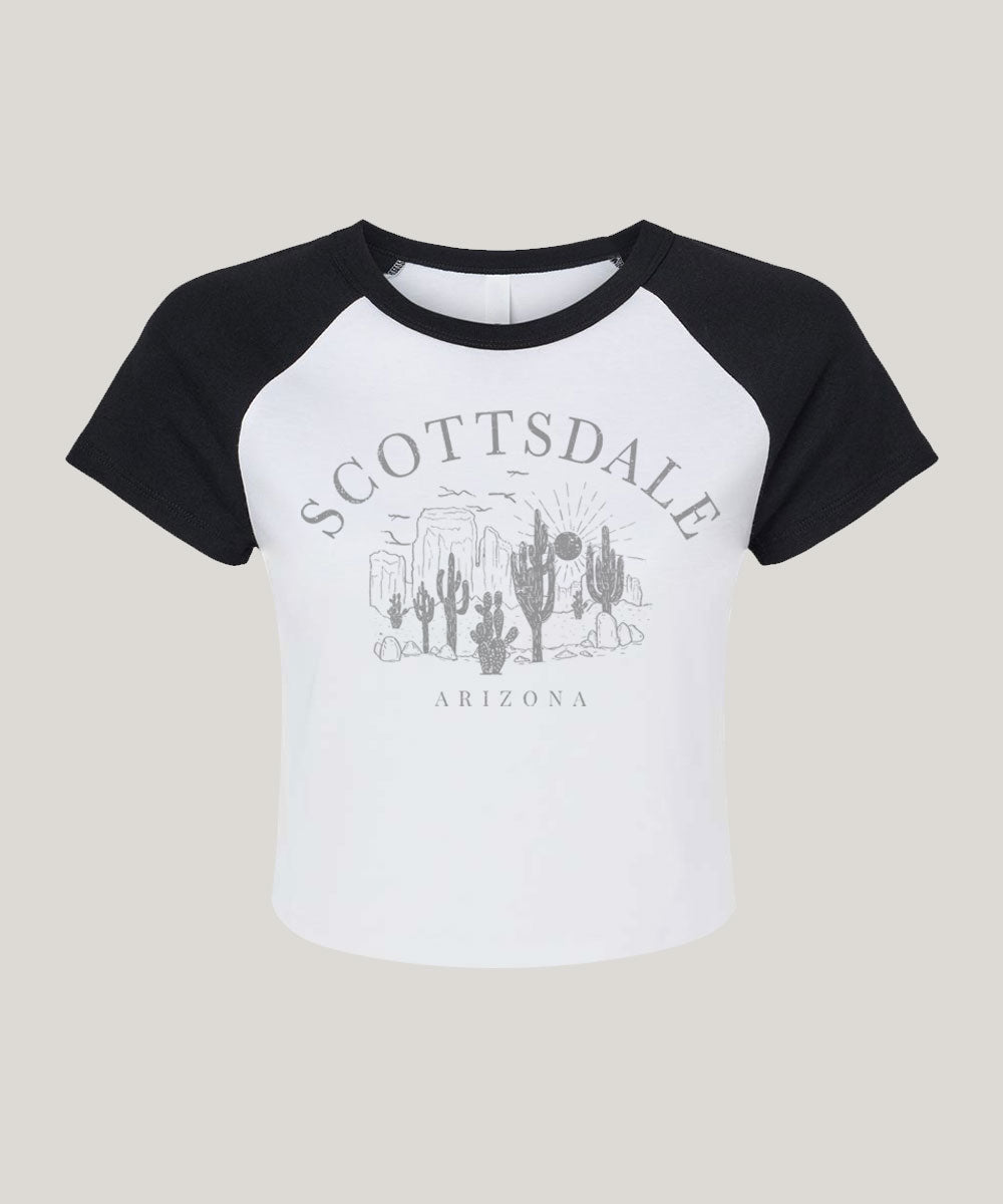 Scottsdale raglan baby tee