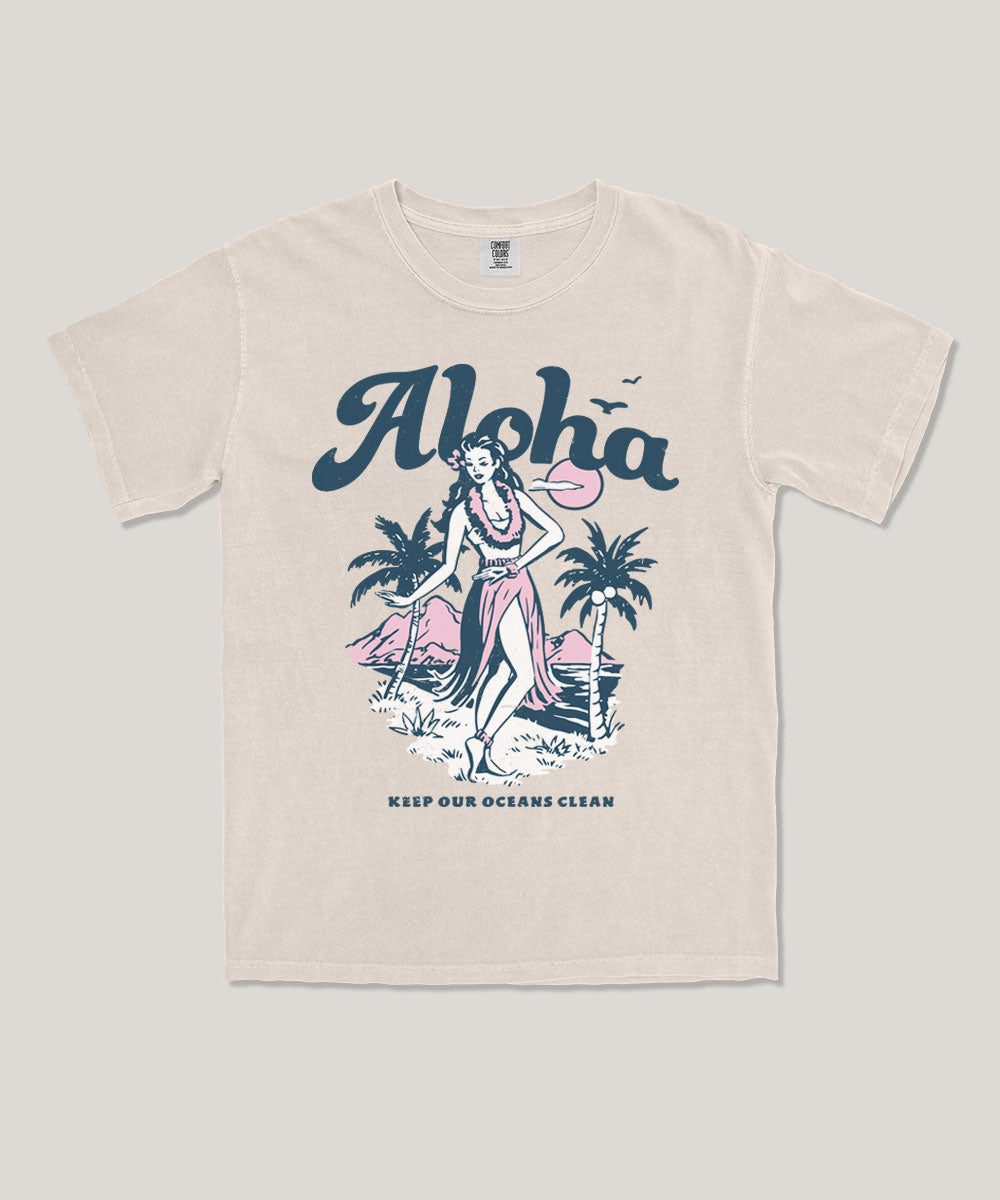 Aloha graphic tee