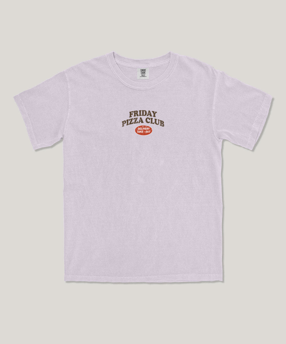 Friday pizza club graphic tee