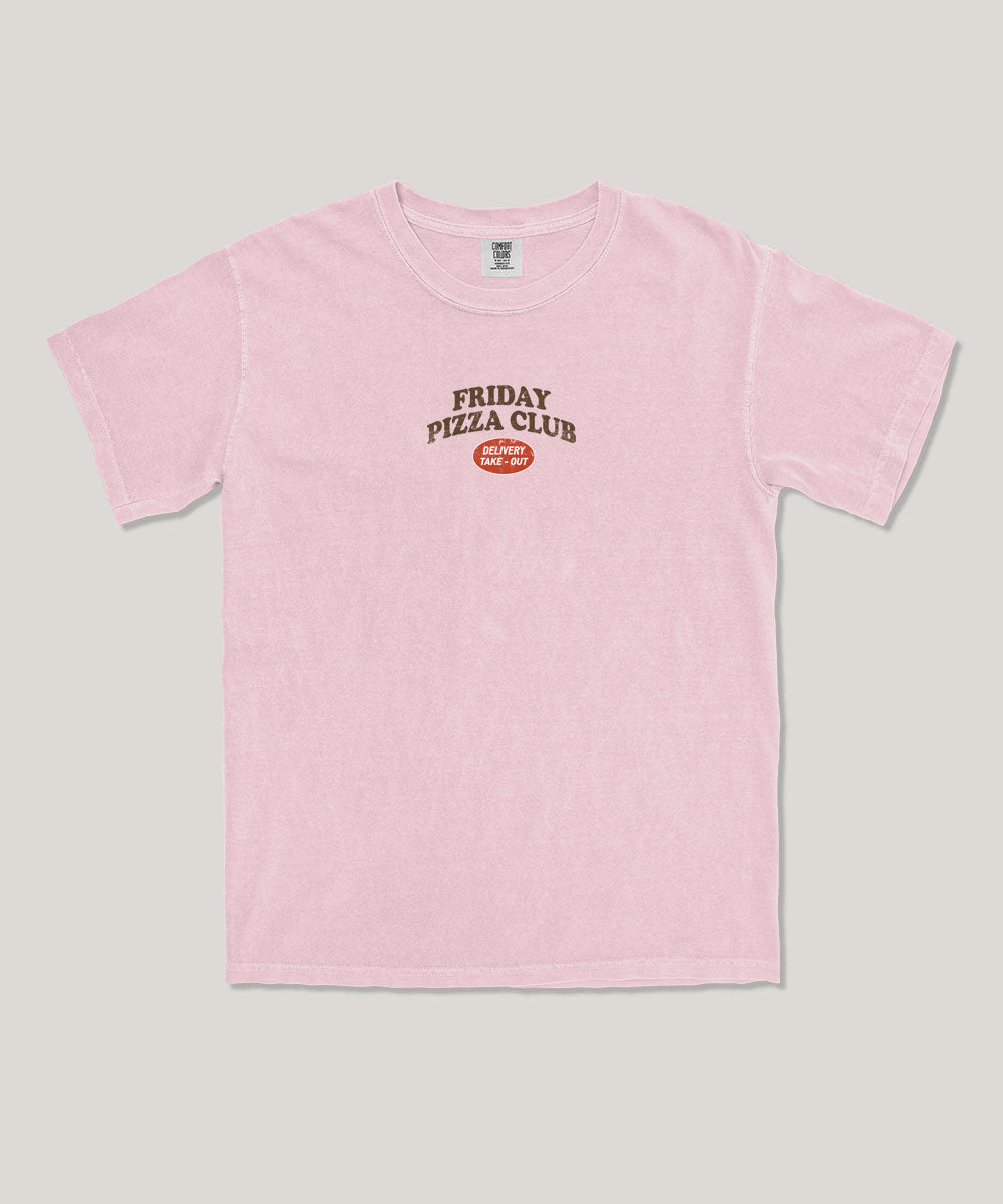 Friday pizza club graphic tee