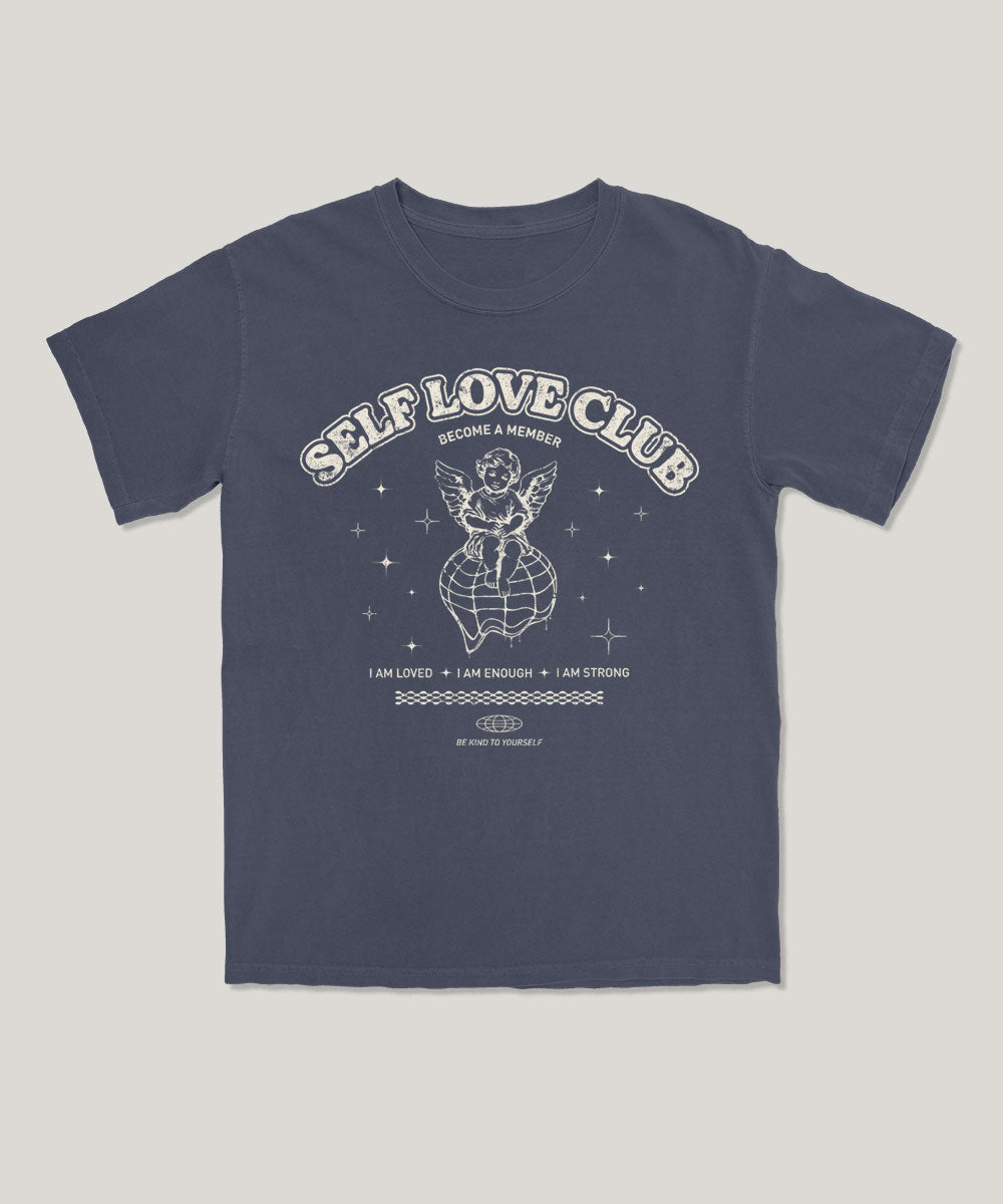 Self love club graphic tee