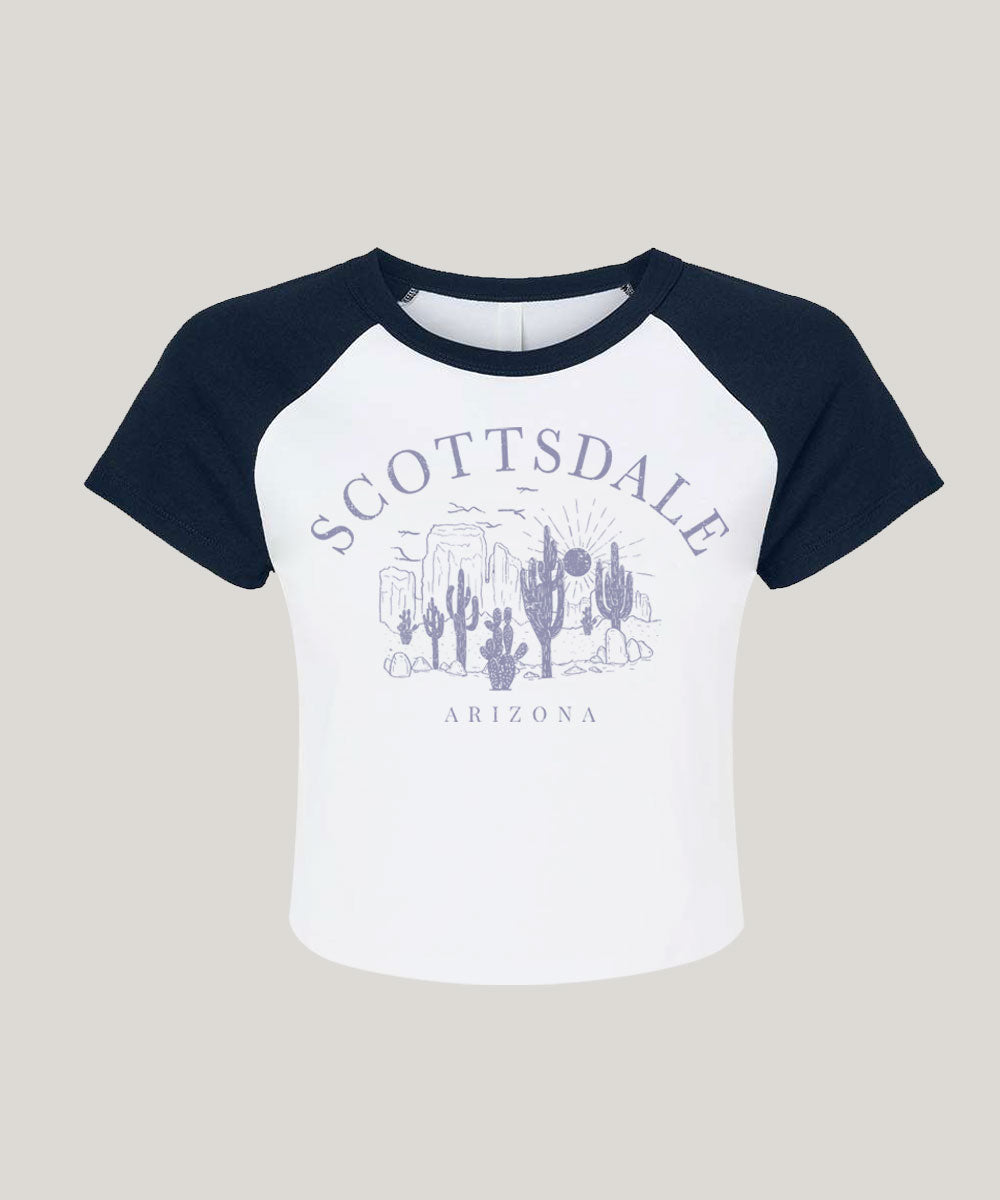 Scottsdale raglan baby tee