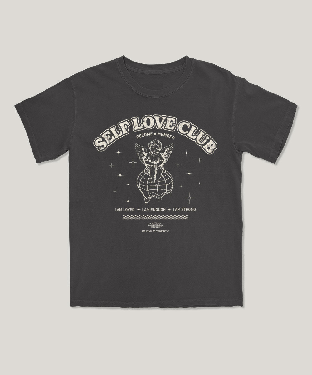 Self love club graphic tee