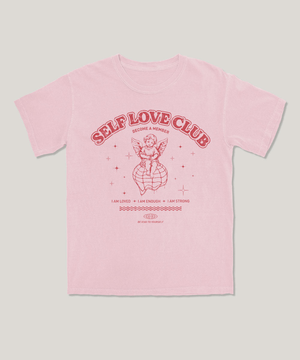 Self love club graphic tee