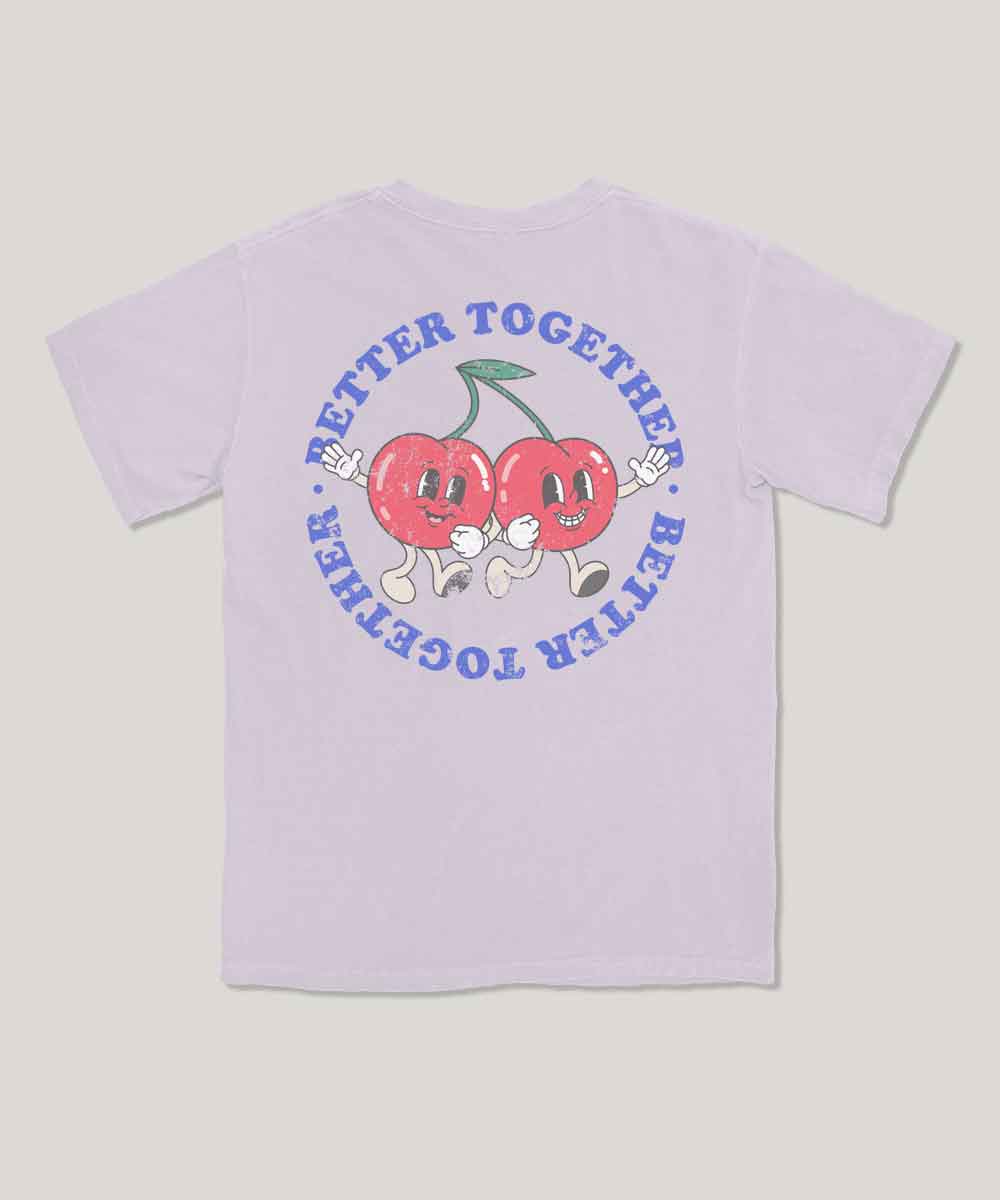 Better together cherry graphic tee