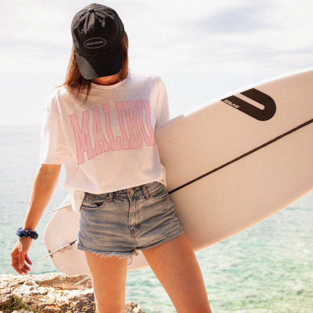 Malibu beachwear graphic tee