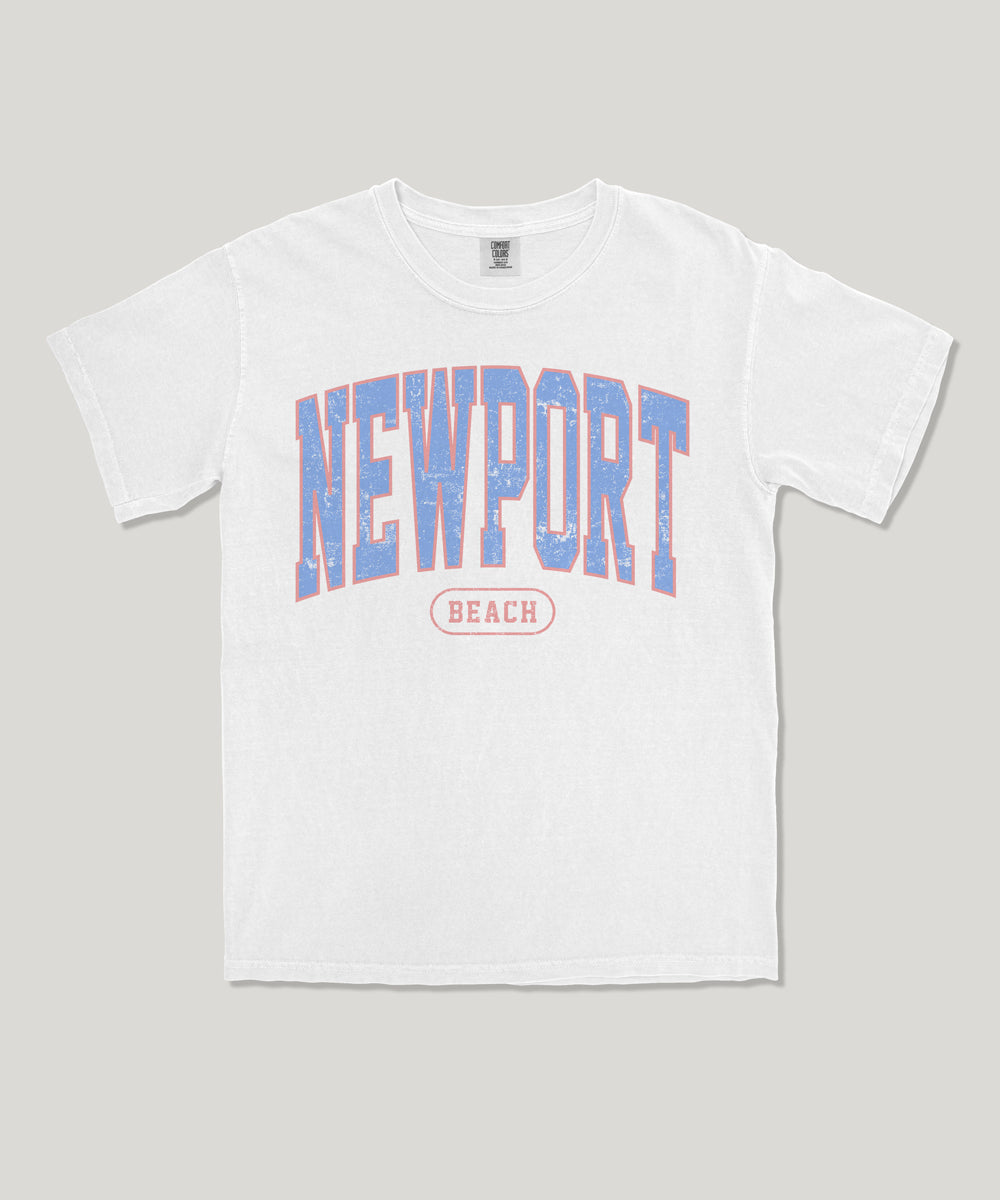 Newport beach kids graphic tee