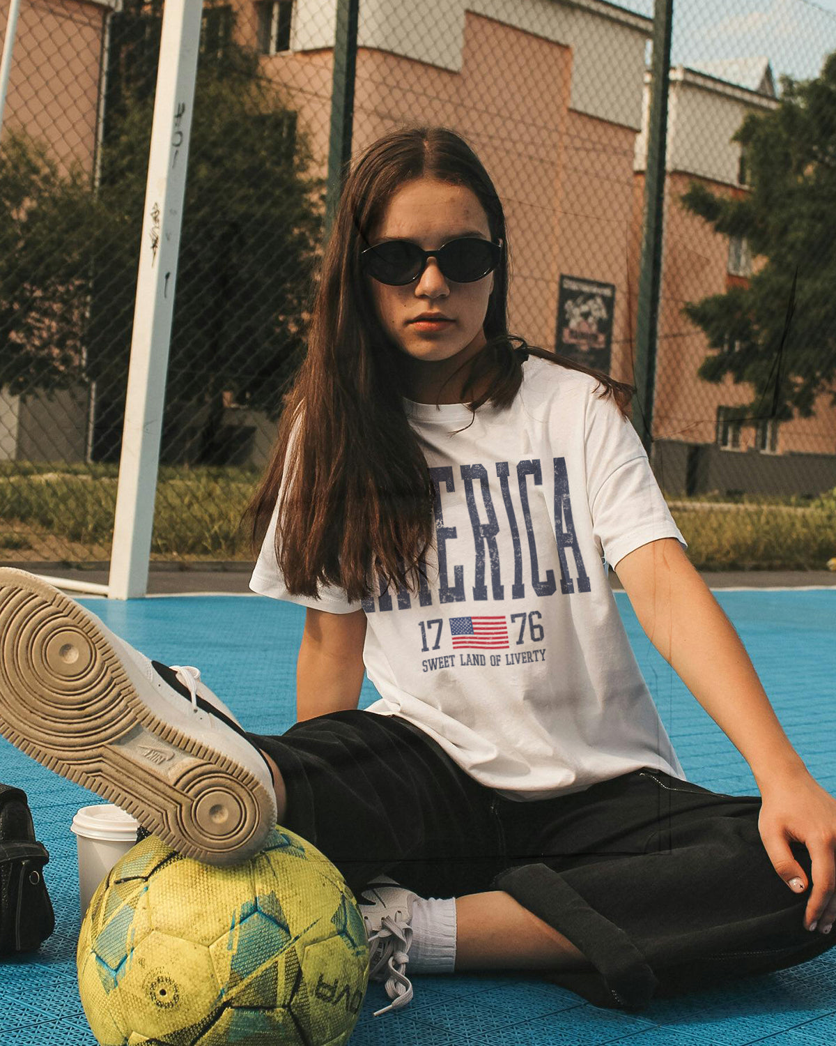 America vingage graphic tee