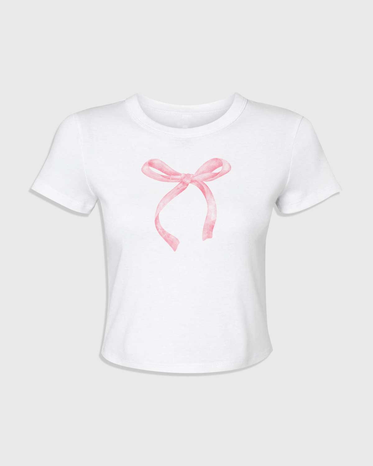 Ribbon crop baby tee