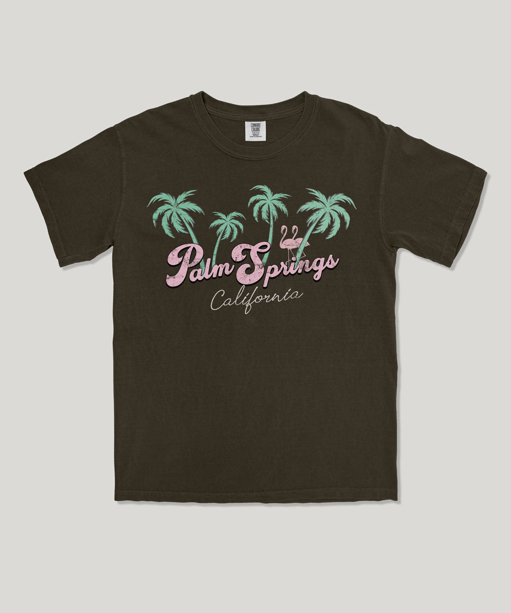 Palm springs kids graphic tee